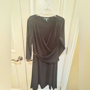 Lauren Ralph Lauren Black Midi Dress